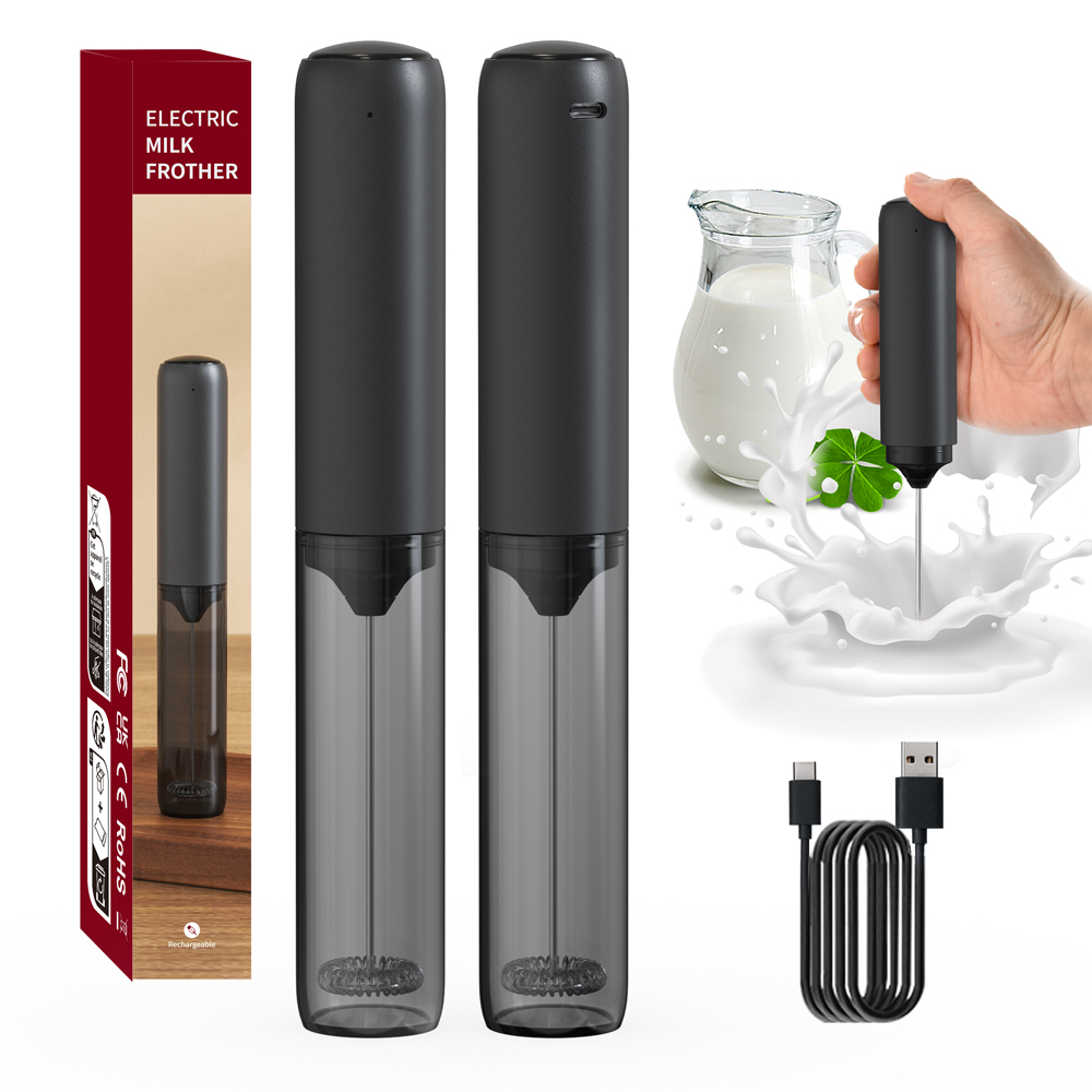 Electric Milk Frother Handheld - Kuchnia potężne mieszadło spieniacz do mleka