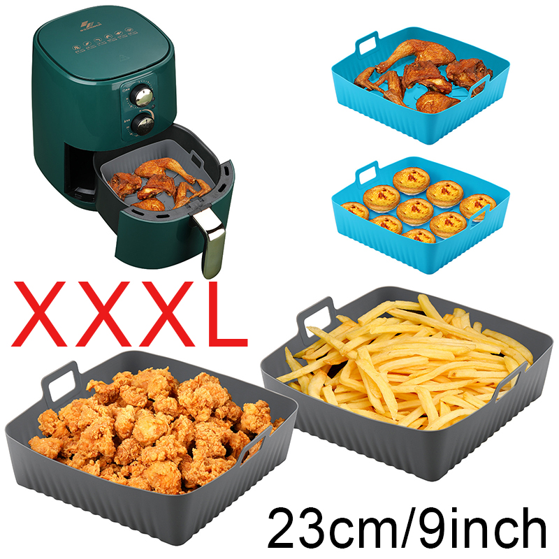 Air Fryer Silicone Pot Liner - Kwadratowe duże silikonowe wkładki do frytownic