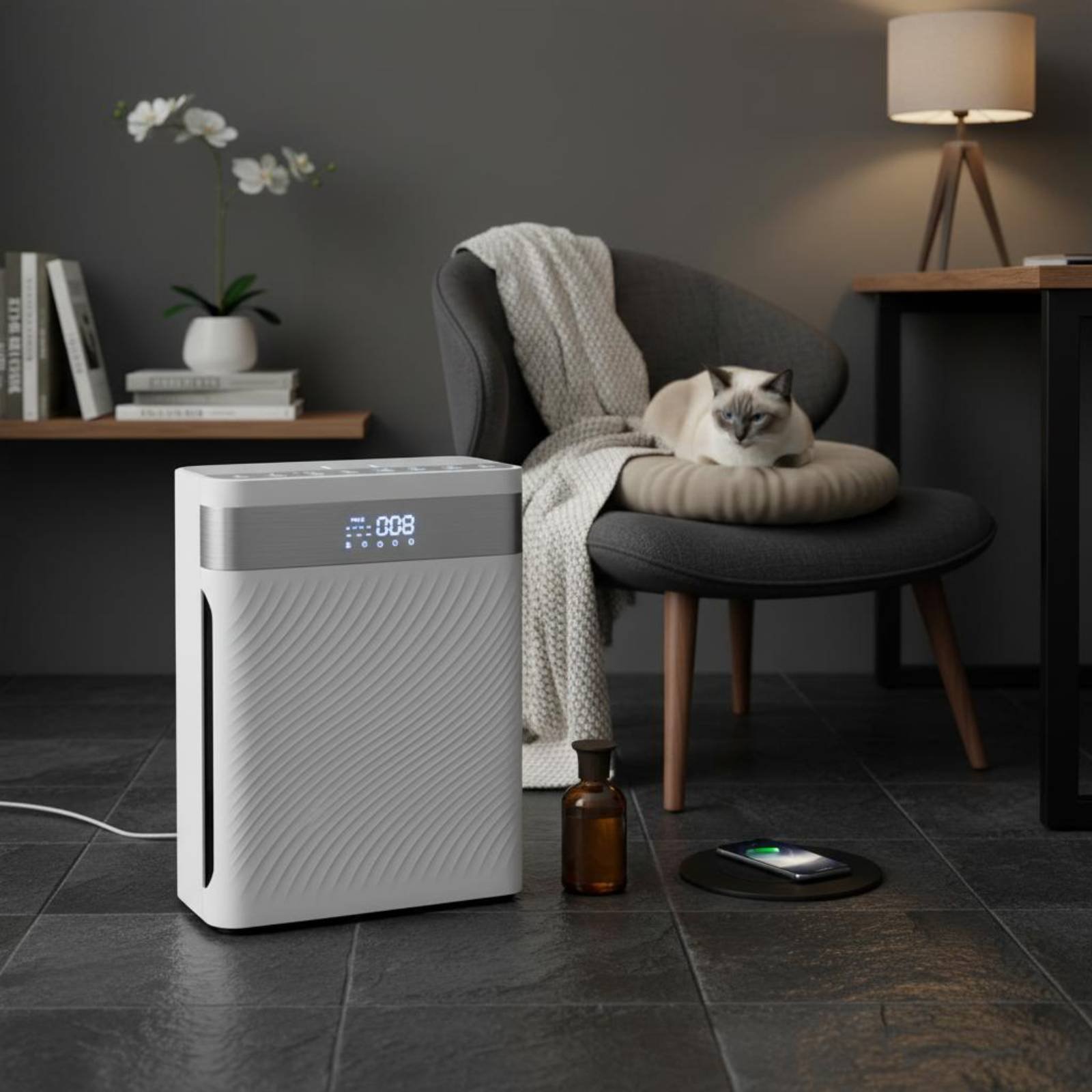 Home Appliances - Oczyszczacz powietrza dla zwierząt, mocne ssanie,