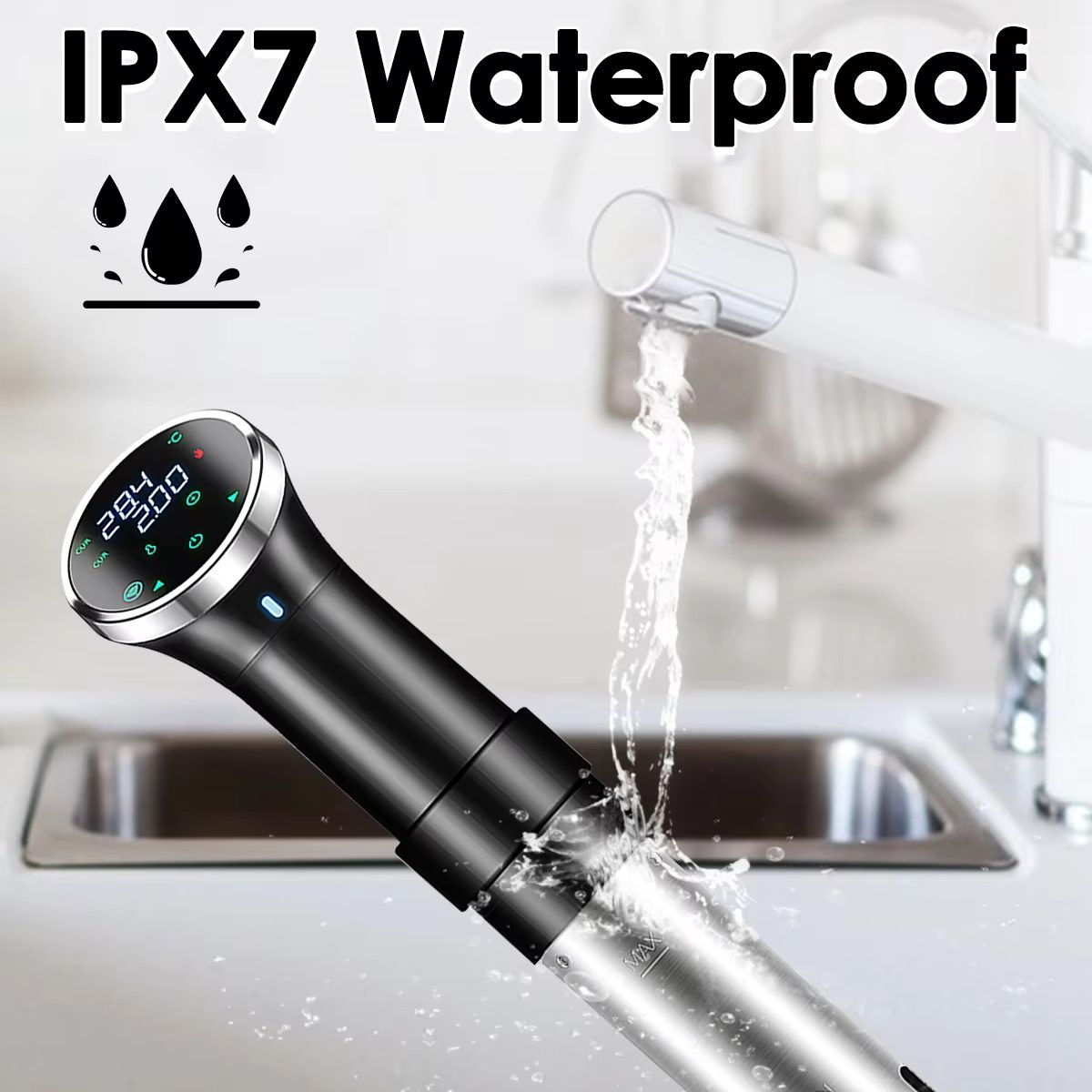 Digital Sous Vide Precision Cooker - Urządzenie do gotowania sous vide 1100W,