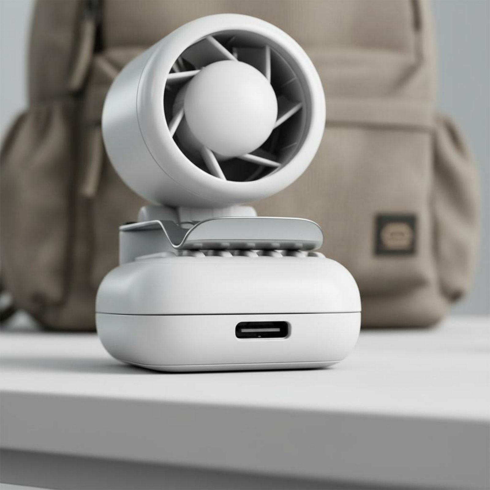 Small Appliances - Mały wentylator z klipsem, mocny wiatr,
