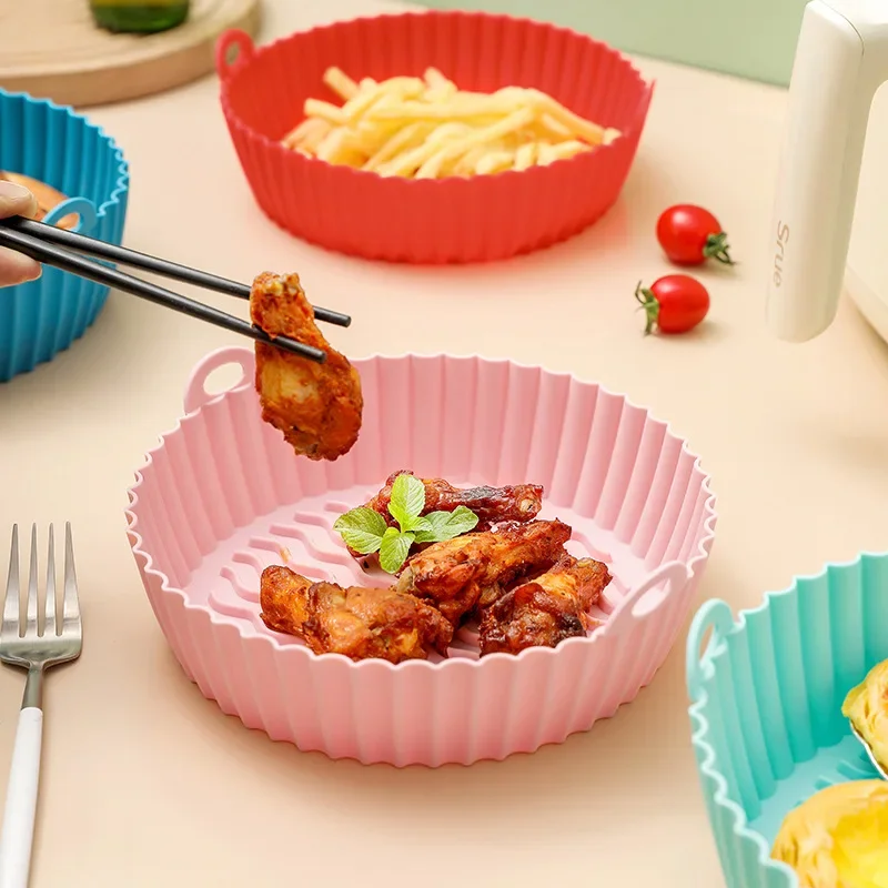 Air Fryer Silicone Pot Liner - Papier do pieczenia do frytkownicy beztłuszczowej,