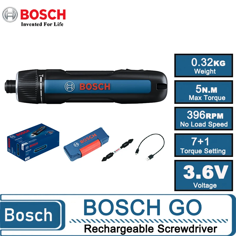 Home Appliances - Bezprzewodowy wkrętak elektryczny Bosch GO 3,
