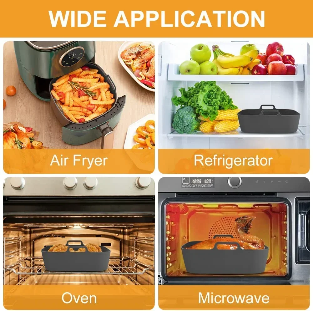 Frytkownica powietrzna Silikon – Air Fryer Silicone Pot Liner recenzja i cena