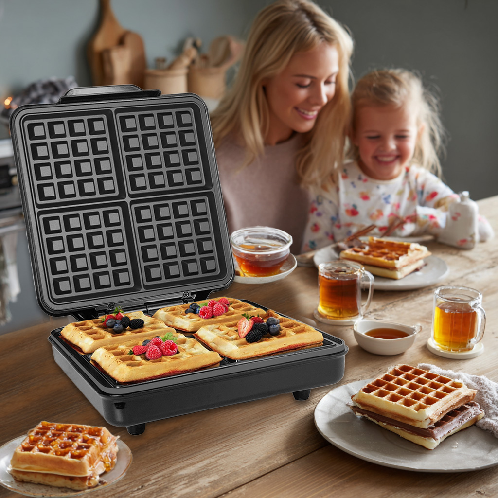 Mini Automatyczna Maszyna do G – Mini Waffle Maker Machine recenzja i cena