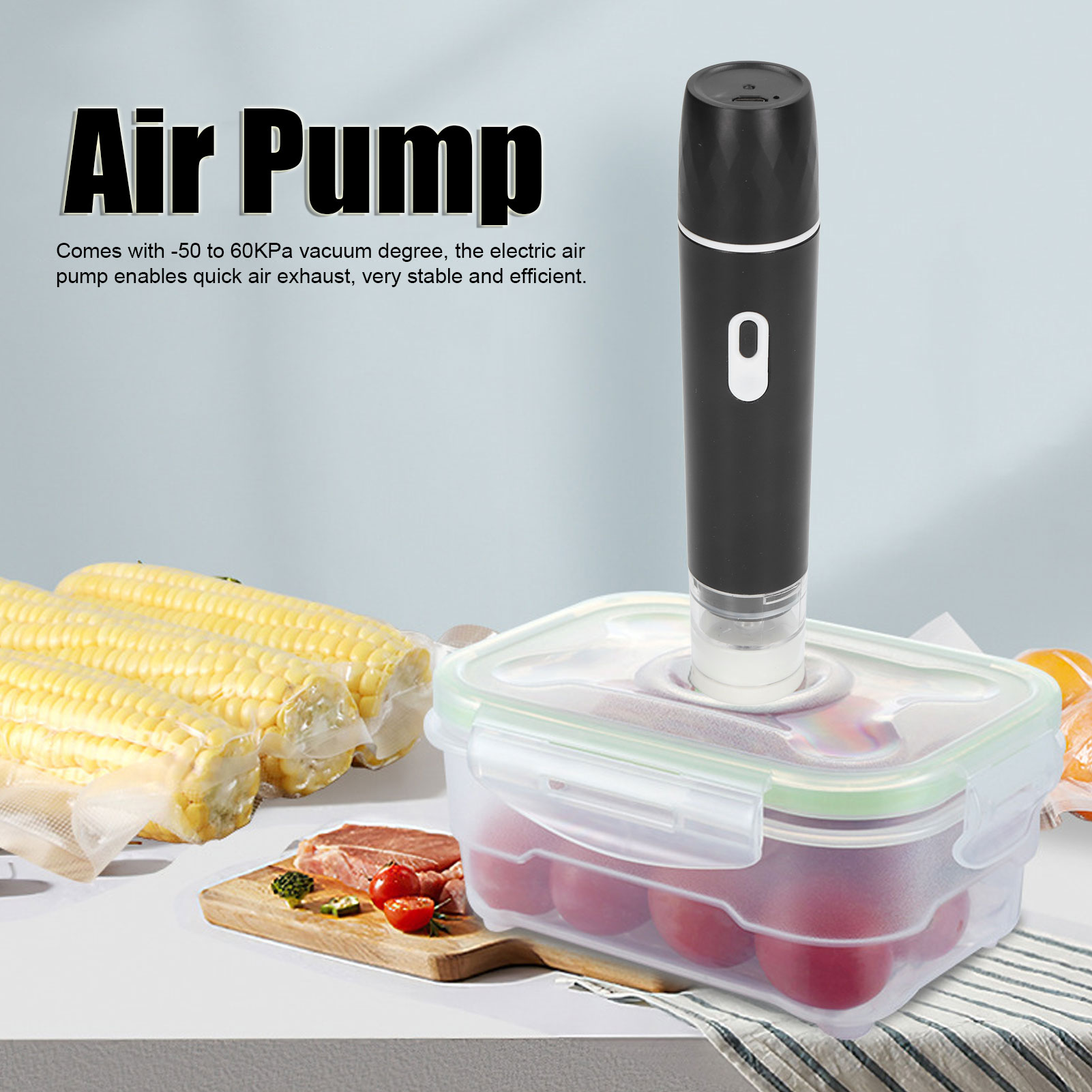Elektryczna pompka powietrza,  – Food Vacuum Sealer Machine recenzja i cena