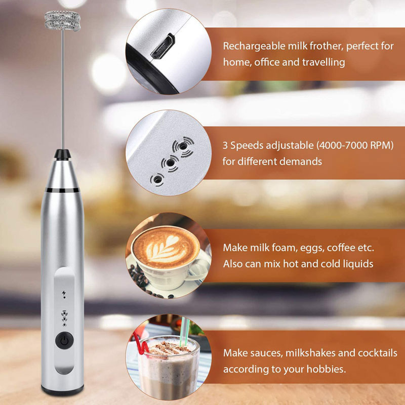 Mini elektryczny ręczny spieni – Portable Blender Usb Rechargeable recenzja i cena