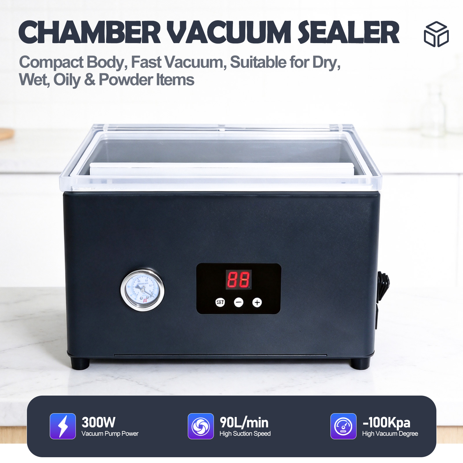 ZM-CVS300 – elektryczna, autom – Food Vacuum Sealer Machine recenzja i cena