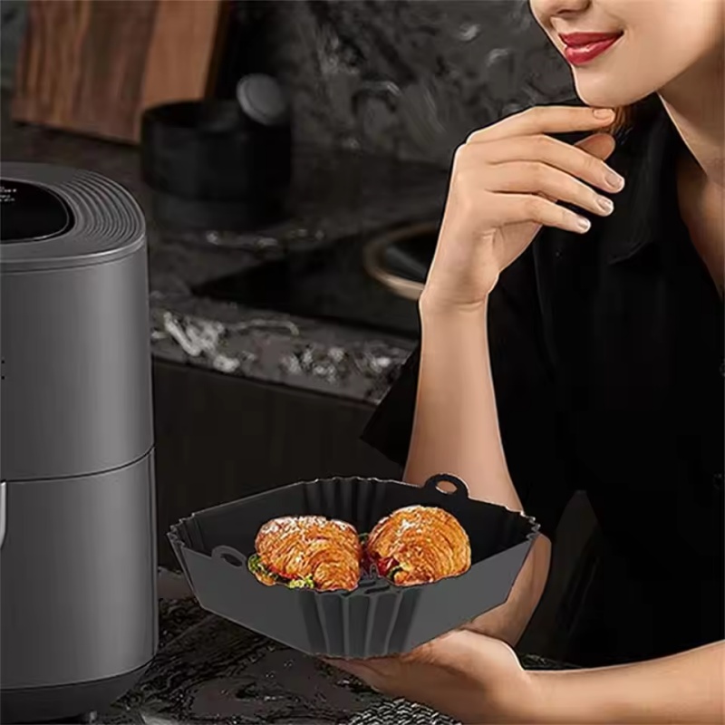 1 szt. Silikonowa tacka do fry – Air Fryer Silicone Pot Liner recenzja i cena