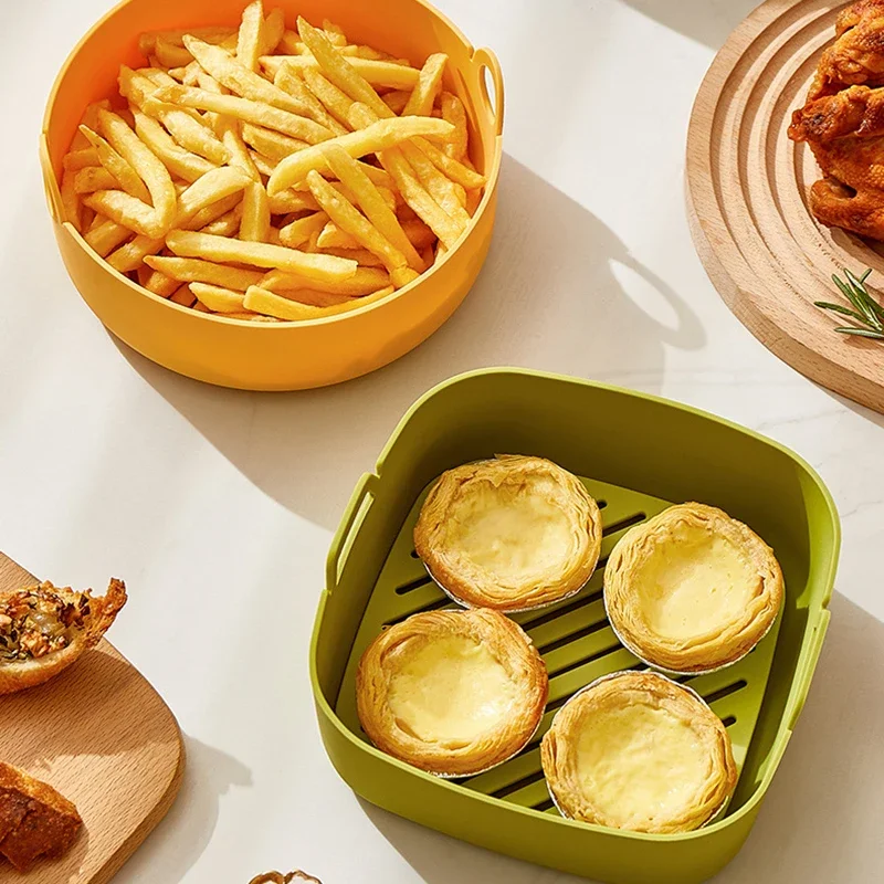 Okrągłe wkładki do frytownicy  – Air Fryer Silicone Pot Liner recenzja i cena