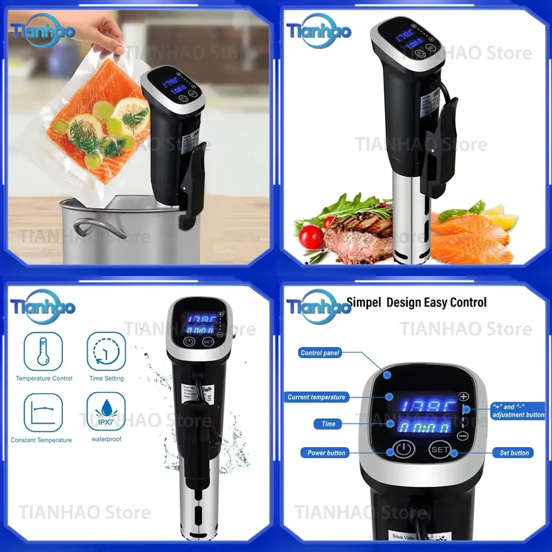 Wodoodporny (IPX7) precyzyjny  – Digital Sous Vide Precision Cooker recenzja i cena
