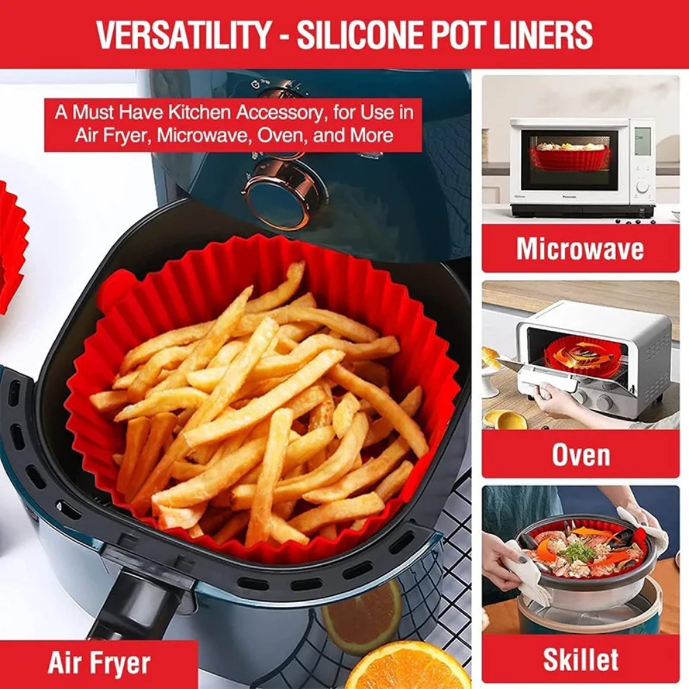 Silikonowy koszyk do frytkowni – Air Fryer Silicone Pot Liner recenzja i cena