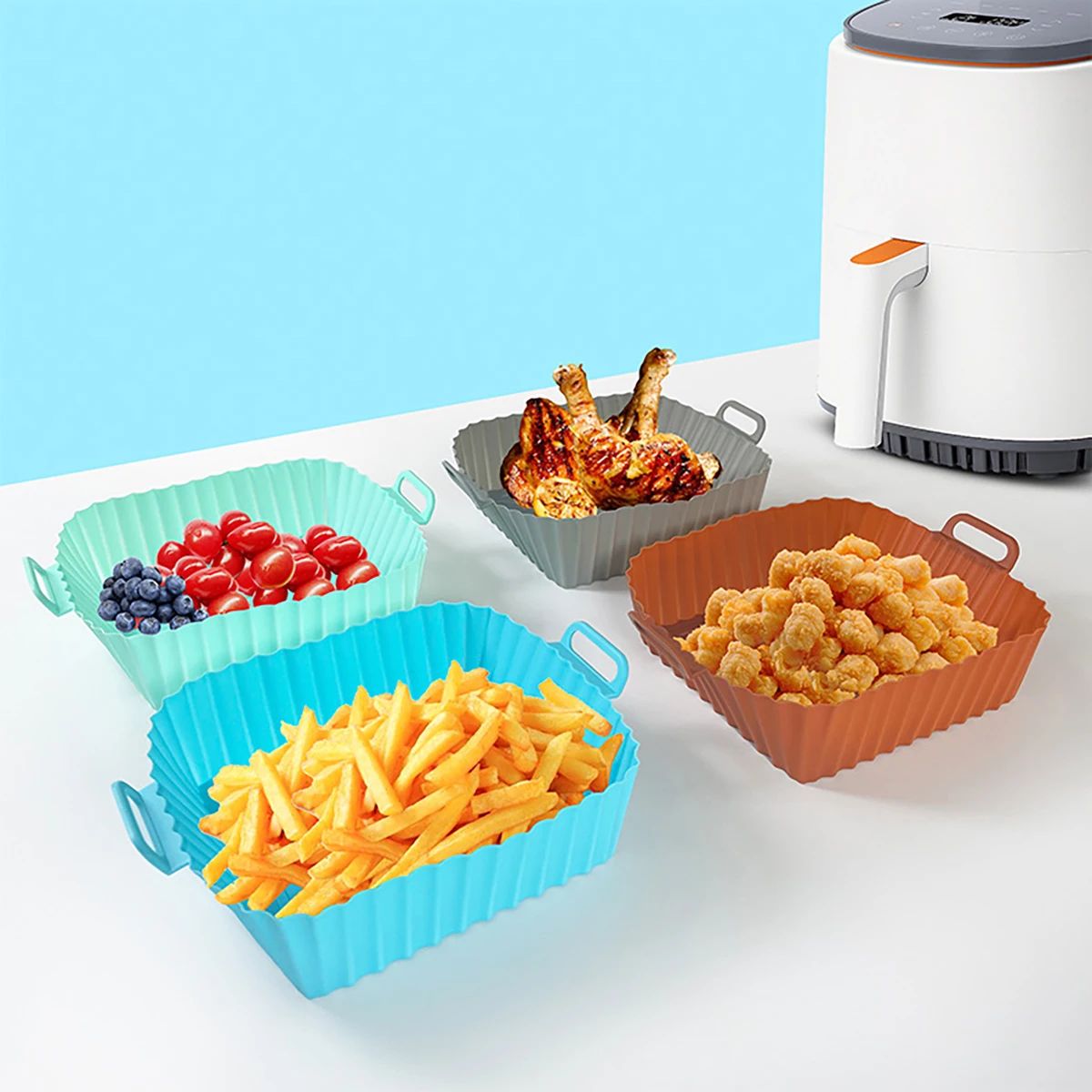 Silikonowa forma do frytkownic – Air Fryer Silicone Pot Liner recenzja i cena